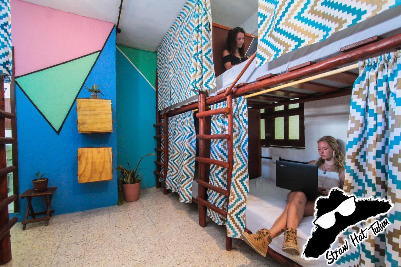 Straw Hat Hostel & Rooftop Bar Tulum Exteriér fotografie