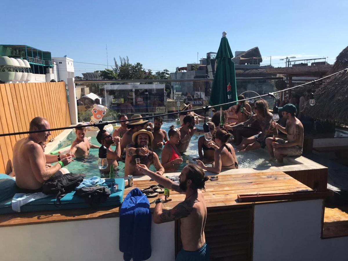 Straw Hat Hostel & Rooftop Bar Tulum Exteriér fotografie
