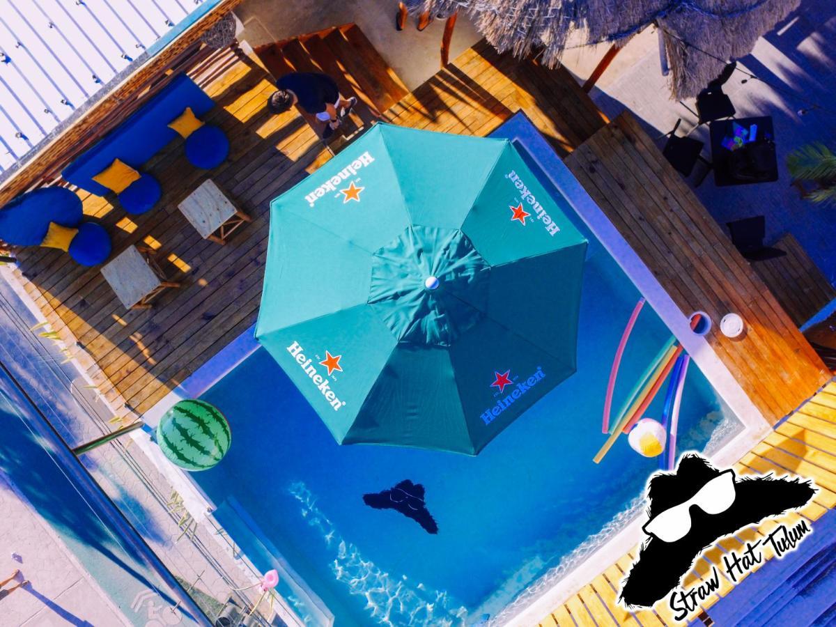 Straw Hat Hostel & Rooftop Bar Tulum Exteriér fotografie